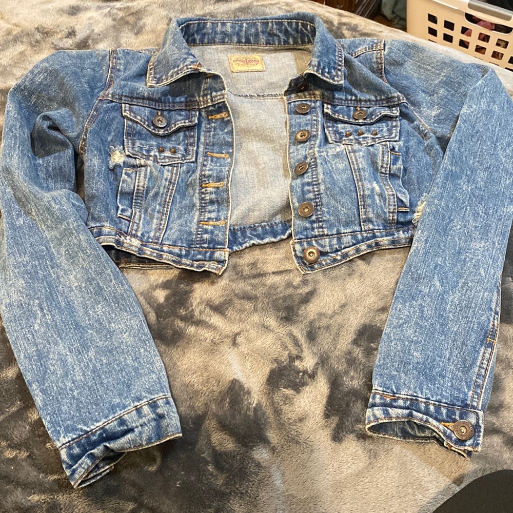 Cropped Jean Jacket